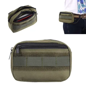 Tactical Pocket Organizer EDC Pouch Military Belt Pouch Hunting Pack Tool Bag Small Army Utility Field Sundries Pouch new tactical military hunting small utility pouch pack army molle cover scheme field sundries bags outdoor sports mess briefcase