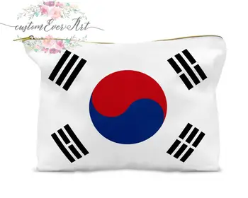 

South Korea cosmetic bag personalized makeup bag small cosmetic bag toiletry bag zipper pouch bridesmaid gift