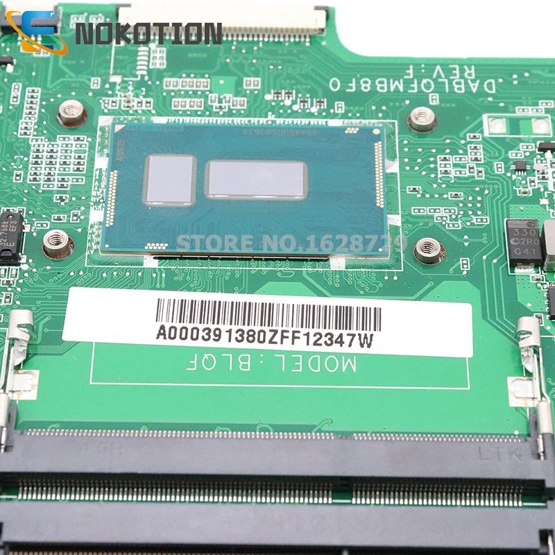 NOKOTION A000391380 DABLQFMB8F0 плата для TOSHIBA Satellite P50-C P55-C P50T-C Материнская плата ноутбука SR23W I7-5500U GTX950M
