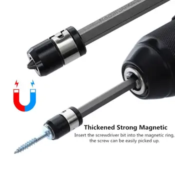 

1/3/5/10 Pcs Bit Head Plus Magnetic Ring 21mm Powerful Batch Tsui Magnet Ring Full Metal Screwdriver Head Plus Magnet