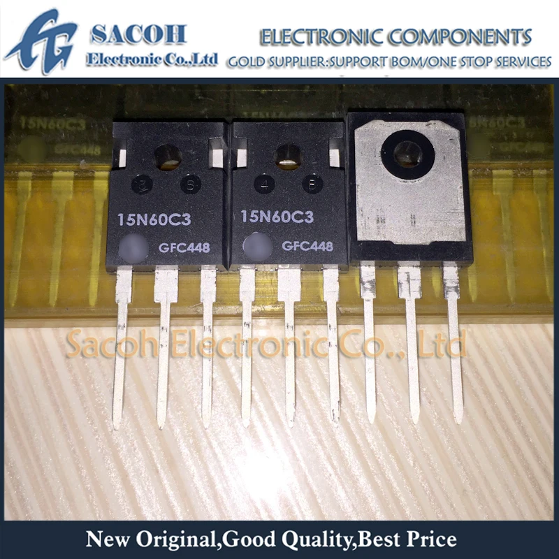 10 шт./лот SPW15N60C3 15N60C3 15N60 или SPW12N50C3 12N50C3 TO-247 15A 600V MOSFET N-ch | Электронные компоненты и