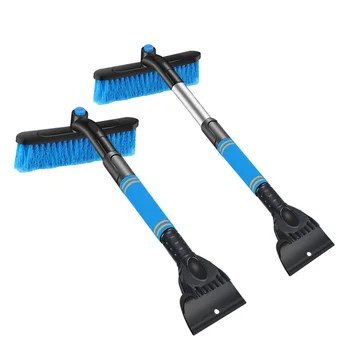 

Car Snow Brush With Ice Scraper and Foam Grip Detachable Snow Mover Snow Brush Removal Extendable For Auto SUV Truck Windshield