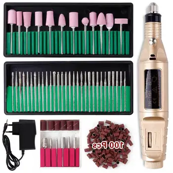 

Pen Electric Nail Drill Bits Set Milling Ceramic Apparatus For Manicure Machine Pedicure Kit Nail File Tool Cuticle Cutters Tips