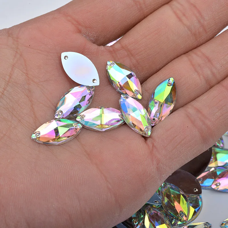JUNAO-6-12mm-9-18mm-Sewing-Crystal-AB-Horse-Eye-Rhinestone-Applique-Flatback-Acrylic-Strass-Crystal (1)