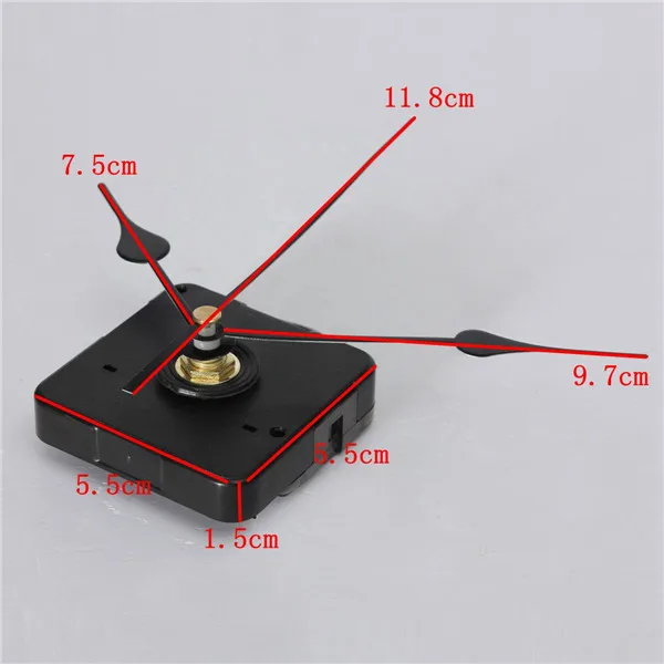 NEW Black hands Black Pointer Quartz Wall Clock Movement Mechanism DIY Hands Repair Tool Kit