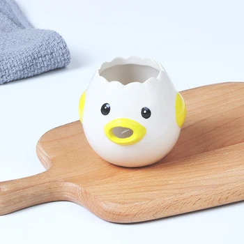 

Kitchen Creative Ceramic Egg Dividers Egg Yolk White Separator Tool Kitchen Gadgets Baking Tool Home Use Kitchen Essential