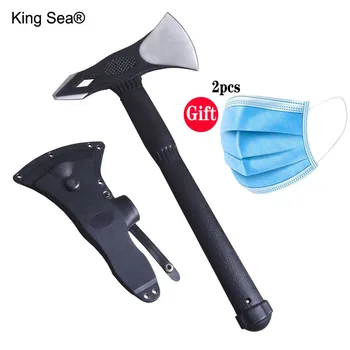 

King Sea 2018 New Tactical Axe Tomahawk Army Outdoor Hunting Camping Survival Machete Axes With Fiberglass Handle