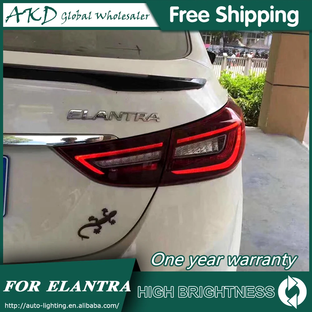 Задний фонарь для автомобиля hyundai Elantra 2011- Elantra задние фары светодиодные противотуманные фары DRL Габаритные огни тюнинг автомобильные аксессуары
