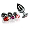 1PC Heart Shaped Metal Anal Plug Sex Toys Stainless Smooth Steel Butt Plug Tail Crystal Jewelry Trainer for Women/Man Anal Dildo ► Photo 3/5