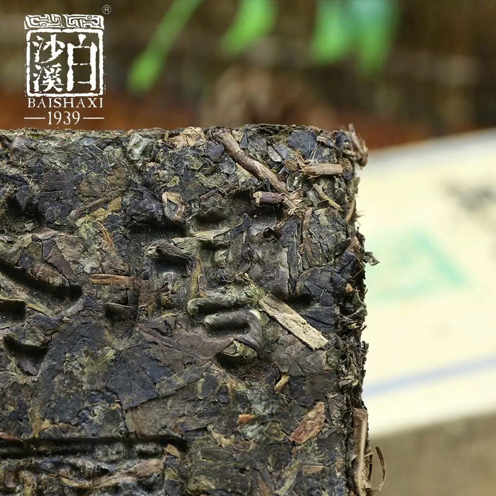 Темный чайный кирпич Baishaxi 2019 года Hei Zhuan Cha Anhua 400 г| |