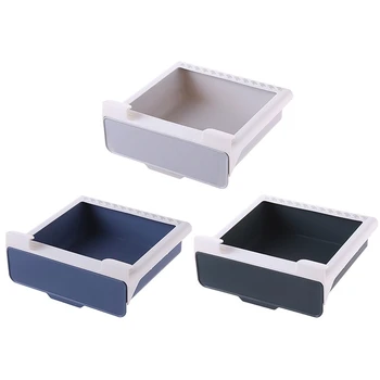 

Hidden Table Sticky Under Paste Plastic Desk Organizer Memo Pen Stationery Storage Box Case Desk Drawer Divider Decor