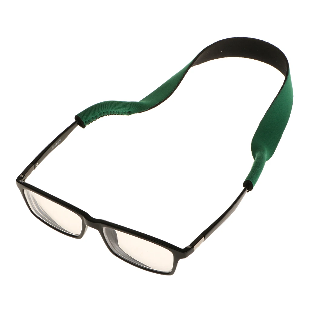 Бесплатный 1 купон неопреновые спортивные очки солнцезащитные очки шнур на шею фиксатор ремешок 410x20x2,5 мм