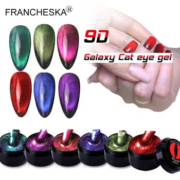 

6-color Nail Polish New Boxed Phototherapy Red Cat Eye Gel Set Colorful Nail Polish Nail Art Tool Shiny Glitter Nail Gel TSLM1