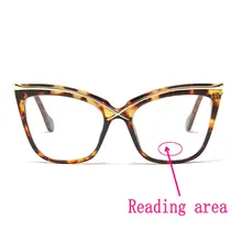 Urltra-светильник, модные очки для чтения с мультифокусом, Ретро стиль, двойной светильник, очки для пресбиопии для мужчин и женщин, Анти-усталость, кошачьи очки UV400 NX