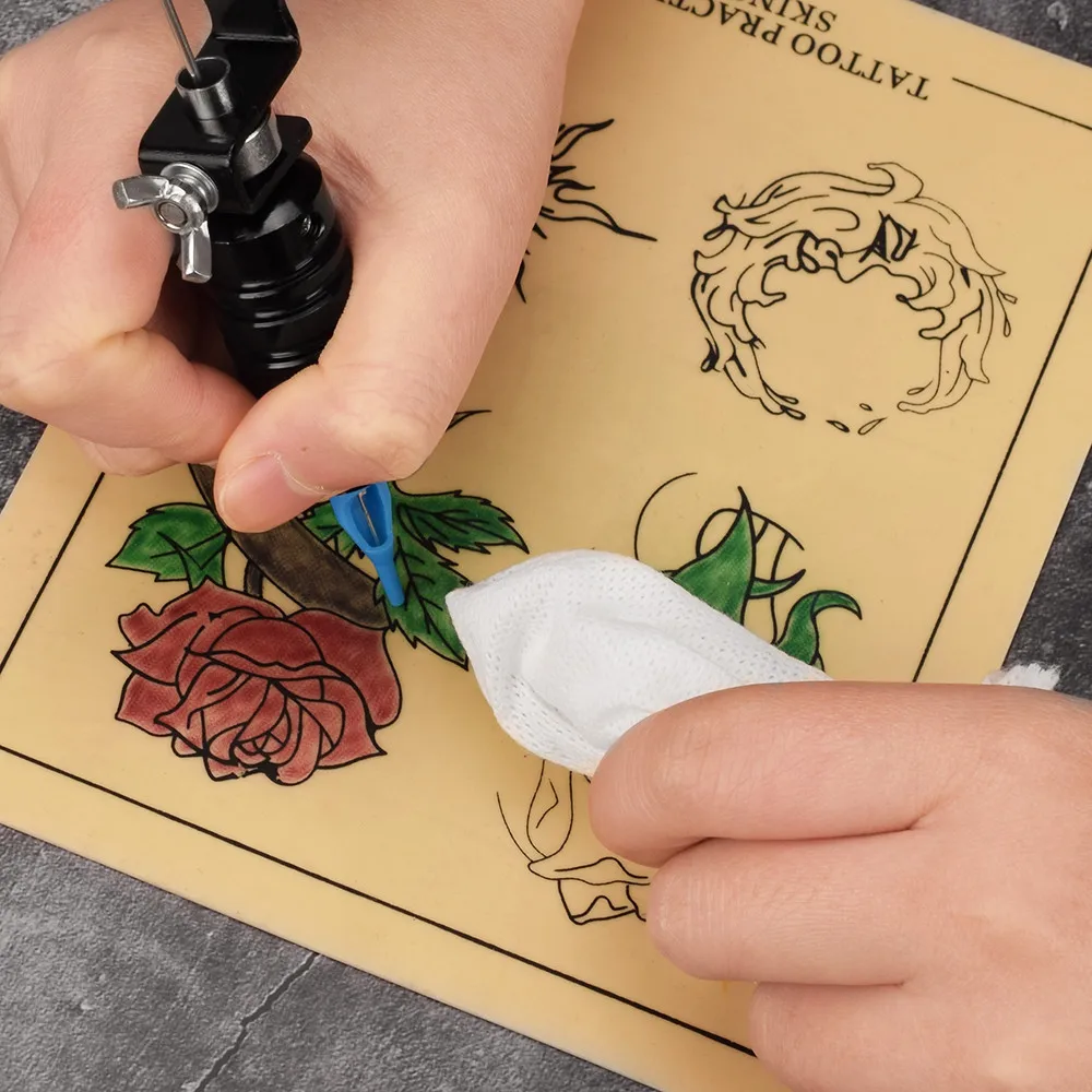 Новая Нетканая ткань для очищения лица инструмент татуажа бровей одноразовые