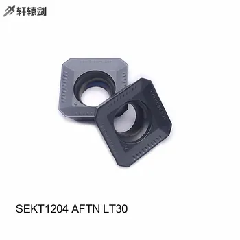 

10PCS SEKT1204 AFTN LT30 insert for carbide grinding tools high quality blade lathe cutter turning tool for stainless steel