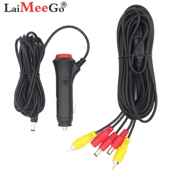 

Easy Install Video Power Cable For Rearview Camera Connect Car Monitor to Car Cigarette Lighter Adapter