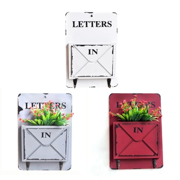 

Creative Retro Envelope Sundries Shelf Multifunction Keys Holder Storage Box