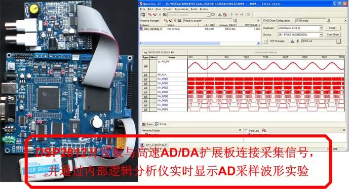 DSP2812 + FPGA + NIOS Совет по развитию TMS320F2812 EP2C8Q208C8