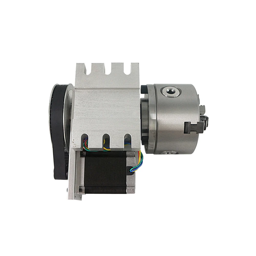 4 maxila 3 maxila 100mm chuck eixo