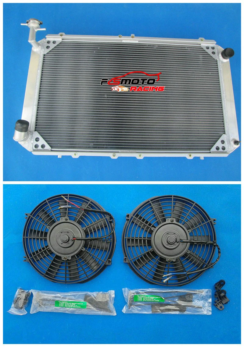 new nissan patrol on 4 Row Aluminum Radiator Fan For Nissan Patrol Gq 2 8 4 2 Diesel Td42 3 0 Petrol Y60 New Radiators Parts Aliexpress