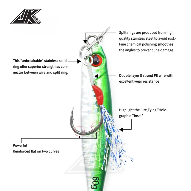 Jigging Assist Hook Fishhook, Mustad Fishing Hooks Jigs