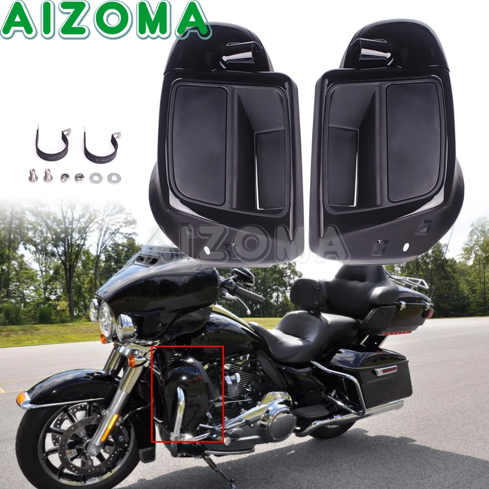 

Нижние ножки мотоцикла, вентиляционные боковые обтекатели для Harley Touring CVO Road King Street Electra Road Glide FLHX FLHR FLHT FLTRX 14-20