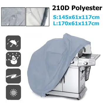 

Heavy Duty Grill Waterproof BBQ Cover Barbecue Bag Outdoor Rain Grill Anti Dust Protector for Gas Charcoal Electric Barbe