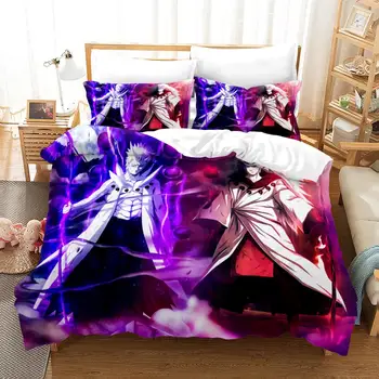 

Comic Naruto Bedding Set Bedroom Decor White Blackground Hypoallergenic Quilt Cover 1PC Duvet Cover with Pillowcase Dropship