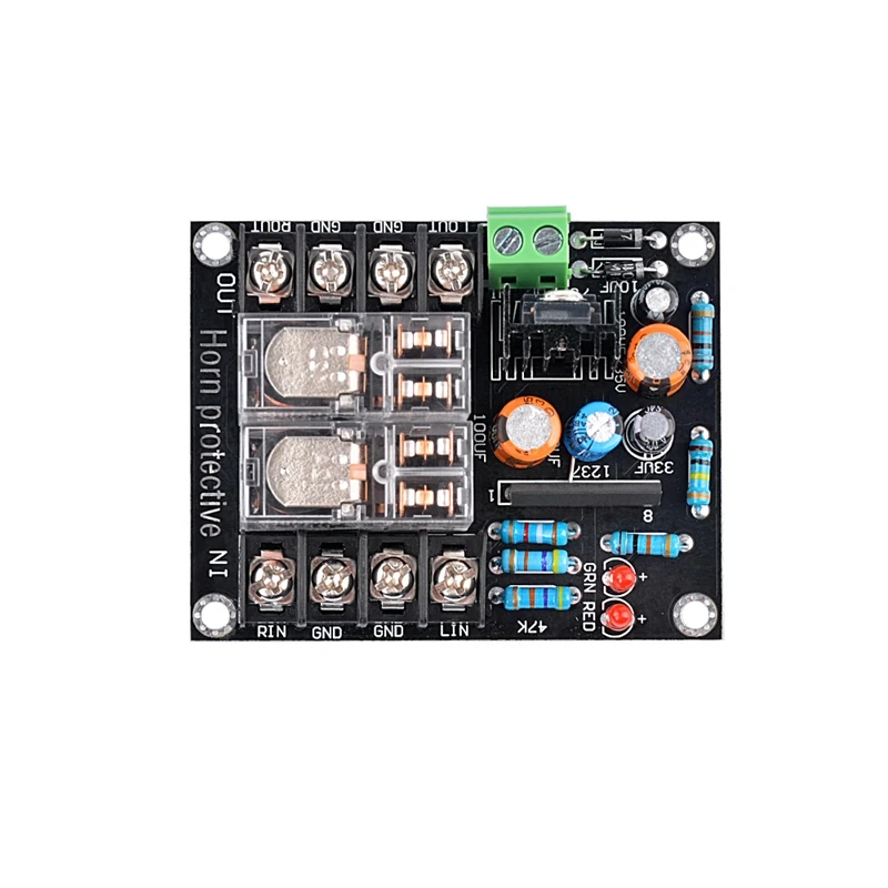 FULL-12-24V UPC1237 Speaker Protection Board Loudspeaker Protection Board Kit Part Boot Delay DC Monitor