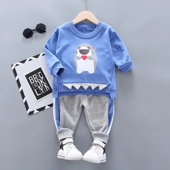 

Baby boys clothes sets spring autumn toddler fashion cartoon cotton coat pants 2pcs tracksuits for bebe boys infant jogging suit