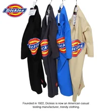 Summer Popular Brand Classic Style di ke Printing Short-sleeved T-shirt Men And Women Pure Cotton Dickies Couples Half Sleeve To