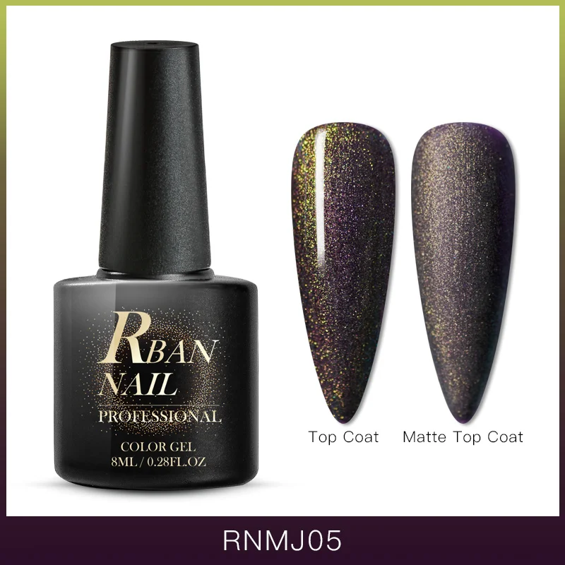 S08413 RBAN NAIL 8 мл УФ-гель для ногтей с блестками лак для ногтей от носков стойкий Полупостоянный лак для ногтей Маникюр УФ светодиодный лак для ногтей - Цвет: S08413