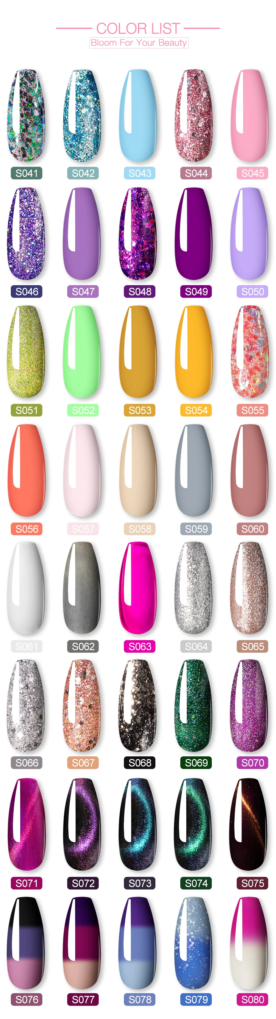 ROSALIND Gel Nail Polish Set 4/6PCS Mix Color Nail Kit For Manicure Nail Polish Vernis Semi Permanent UV Lamp Gellak Nail Kit - AliExpress Beauty & Health