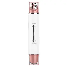 Double head Electric Eye Massager Pen Anti Aging Wrinkle Facial Care Tool Negative Ion Deep Vibration Eye Care Machine multi frequency vibration magnetic eye massager wireless electric eyes care therapy device anti aging remove eye wrinkle goggles