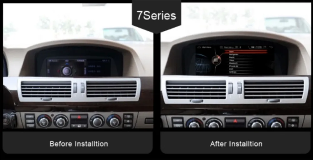 Автомобильный Dvd плеер 8 дюйма Android 9 0 gps навигация Радио для BMW 7 серии E65 E66 E67 E68 2001