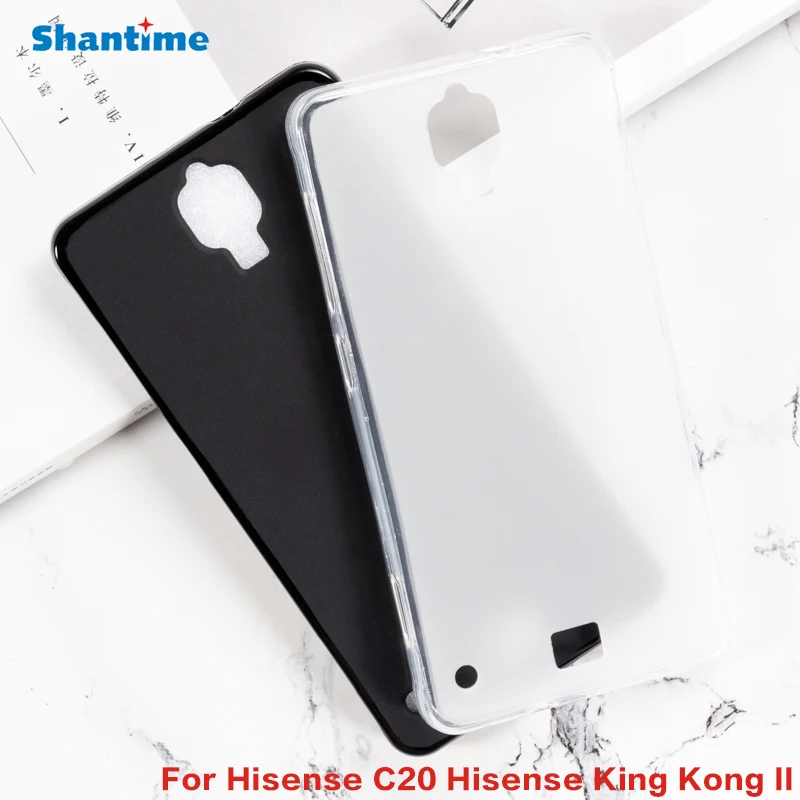 Силиконовый защитный чехол для телефона Hisense C20 мягкий ТПУ King Kong II | Мобильные