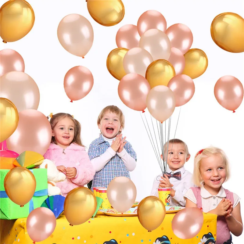 10 шт./лот дюймовый 1 8 г белый розовый латексный воздушный шар воздушные шары