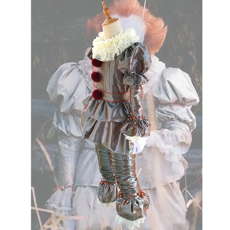 Страшная Женская необычная разделенная маска Стивена Кинга It Pennywise костюмы для