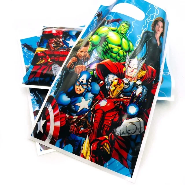 10Pcs The Avengers Party Supplie Birthday Party Decoration Superhero Hulk Ironman Disposable Paper Cup For Baby Shower Favor
