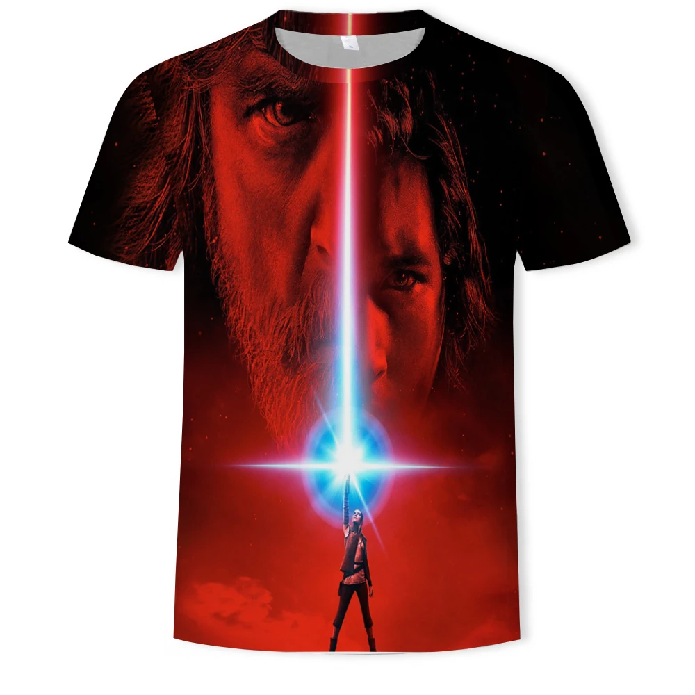 

Summer Star Wars 3D Printing Fashion Men's and Women's T-shirts Soft Texture Casual Men's T-shirts Men Made in China