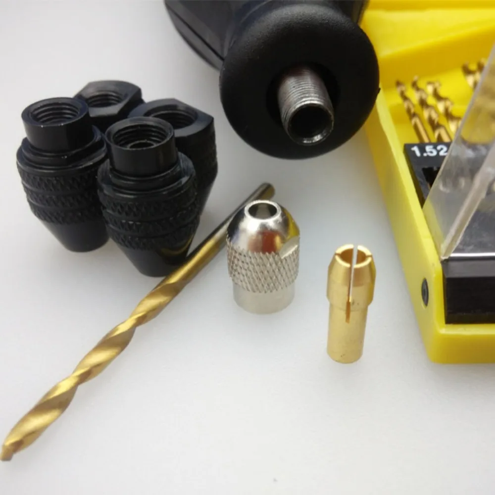 0,3-3,2 мм мульти дрель патрон без ключа для Dremel вращающиеся инструменты дрель не электрическая бит адаптер для патронов конвертер Универсальный мини патрон