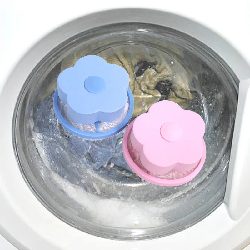 

Floating washing machine filter cleaning bag hair remover washing machine filter except sticky hair clean net cotton mesh bag