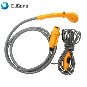 

DJSona Car Washer 12V Camping Shower DC Portable Car Shower Washer Set Electric Pump Outdoor Camping Travel Pet Dog Man Woman Ho