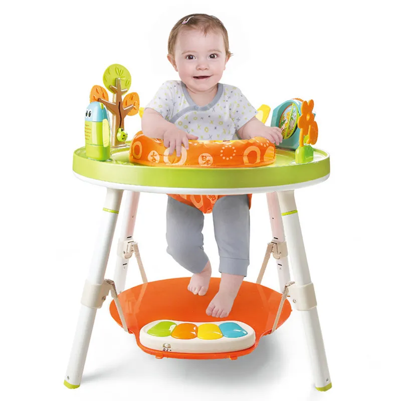  New 3-stages activity center Develop table for baby 25+ activities Music Light book toys Teether 36