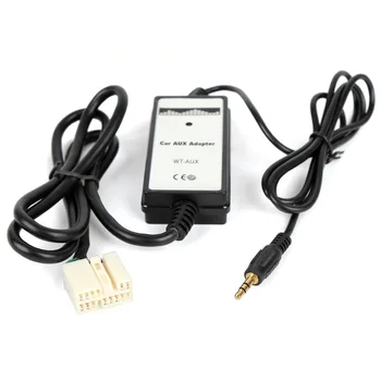 

Aux In Adapter USB Car Adapter MP3 Player Interface DC 12V Sockets Cables