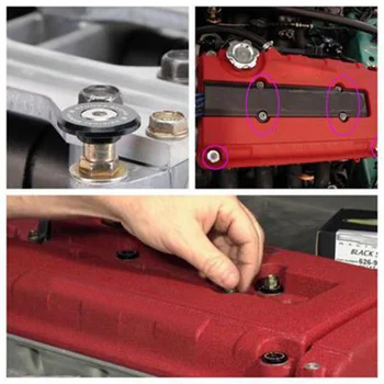 

Replacement Engine Valve Cover Bolts For Honda Acura B Series B16 B18/ B20 Low-Profile Washer Hot Durable
