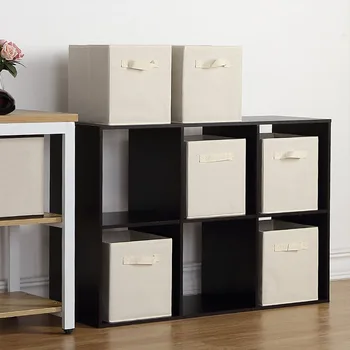 

Guangzhou Heavy Duty Cloth Fabric Foldable Cube Storage Box For Home Storage