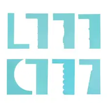 Пластиковая лопатка-скребок для торта, инструменты для украшения торта