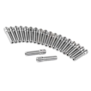 

20 Pieces Wheel Stud Conversion Wheel Spacer M14*1.25 M12*1.5 Screw Adapter